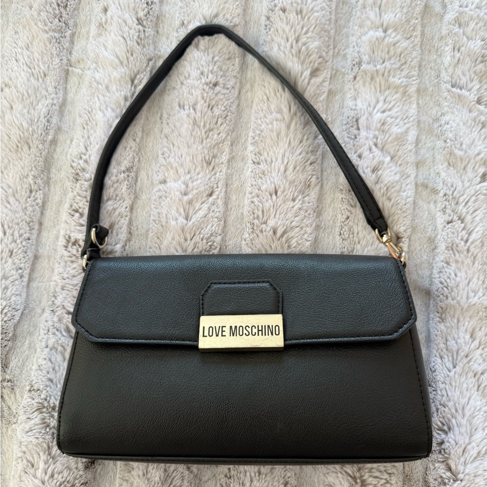 Love Moschino Black shoulder purse